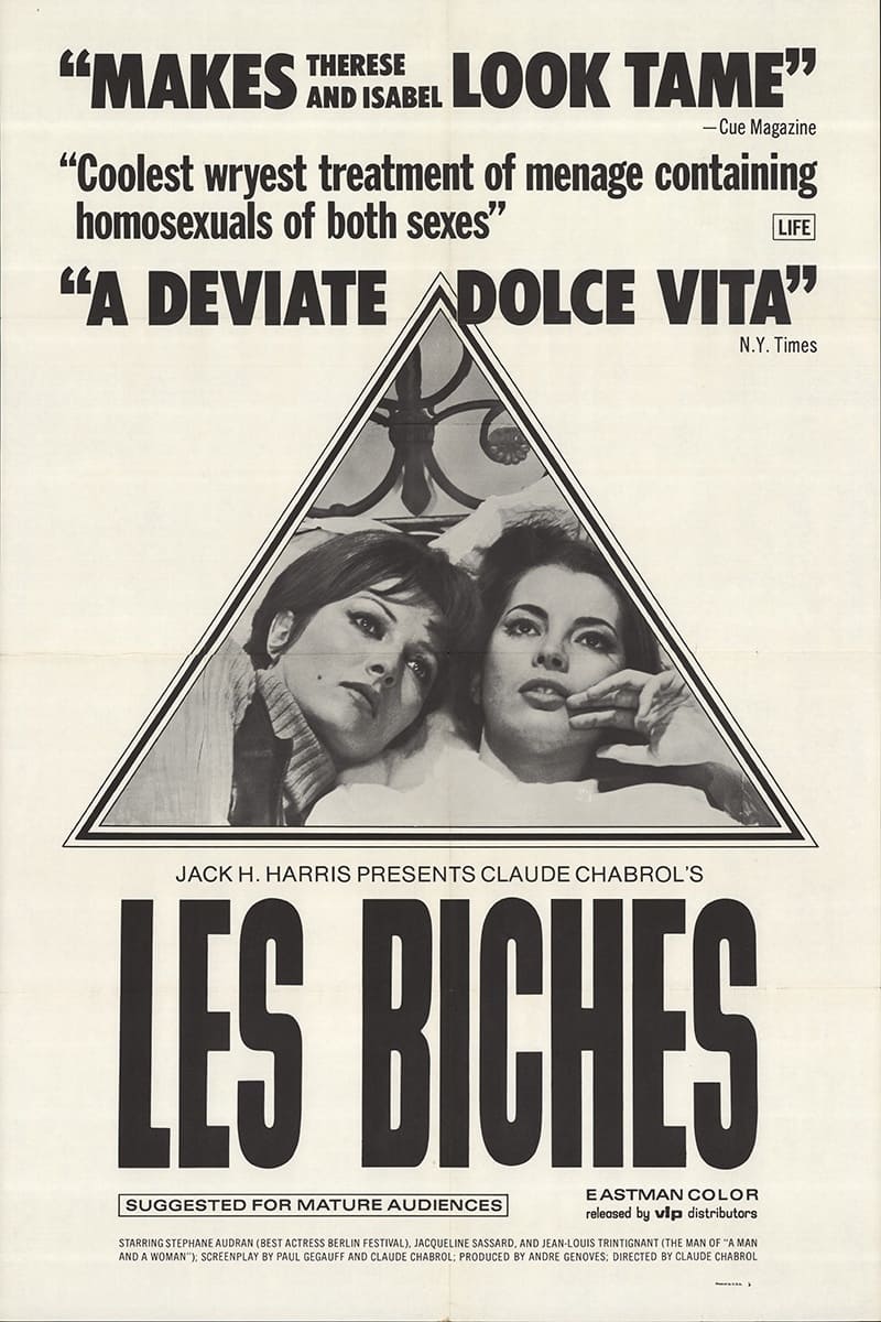 دانلود فیلم Les Biches 1968 - دختران بد