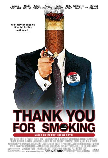 دانلود فیلم Thank You for Smoking 2005 - ممنون که سیگار می‌کشید