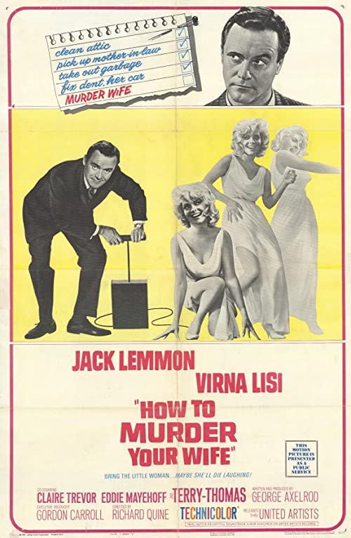 دانلود فیلم How to Murder Your Wife 1965 - چگونه همسرتان را به قتل برسانید
