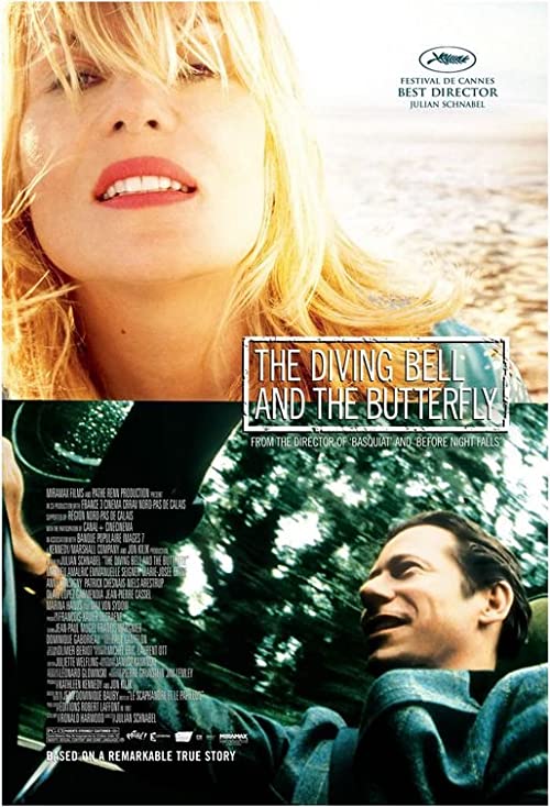 دانلود فیلم The Diving Bell and the Butterfly 2007 - لباس غواصی و پروانه
