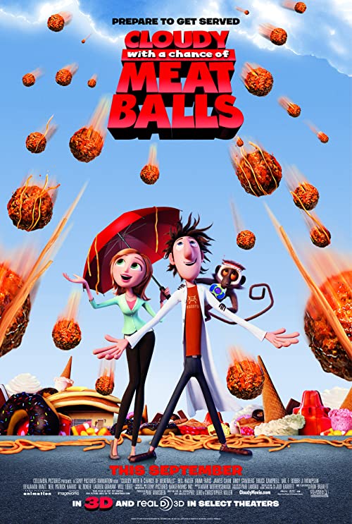 دانلود انیمیشن Cloudy with a Chance of Meatballs 2009 با زیرنویس فارسی
