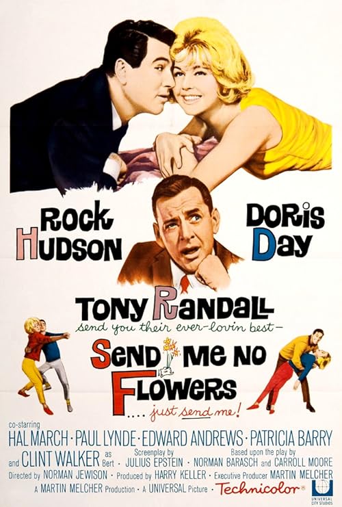 دانلود فیلم Send Me No Flowers 1964 - برایم گلی نفرست