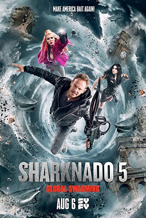 دانلود فیلم Sharknado 5: Global Swarming 2017 - طوفان کوسه ۵: هجوم جهانی