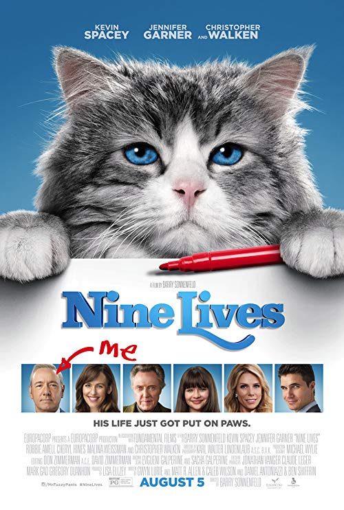 دانلود فیلم Nine Lives 2016 - نه جان