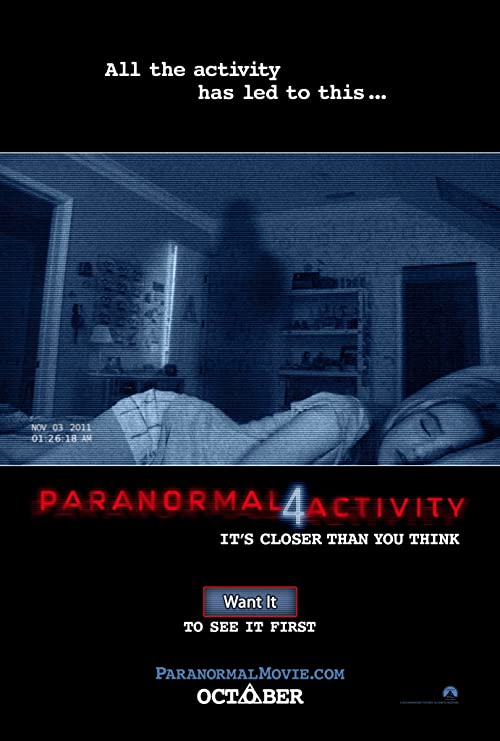 دانلود فیلم Paranormal Activity 4 2012 با زیرنویس فارسی