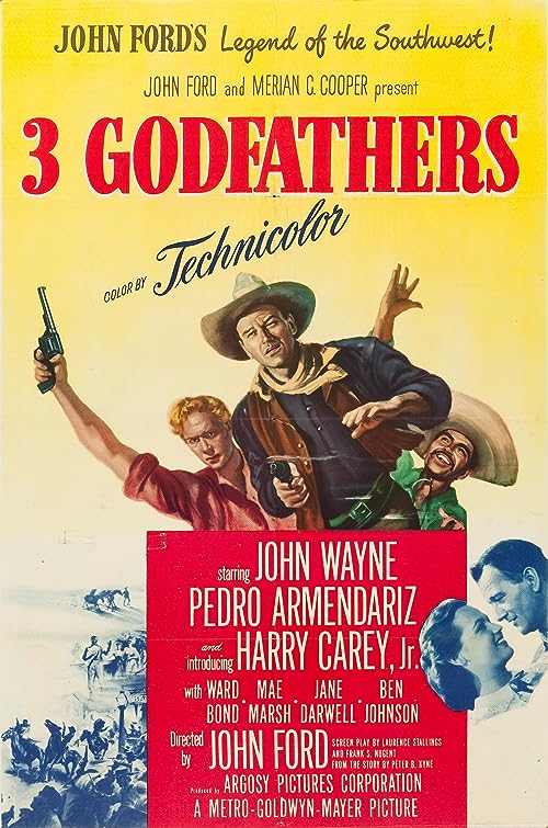 دانلود فیلم 3 Godfathers 1948 - سه پدرخوانده