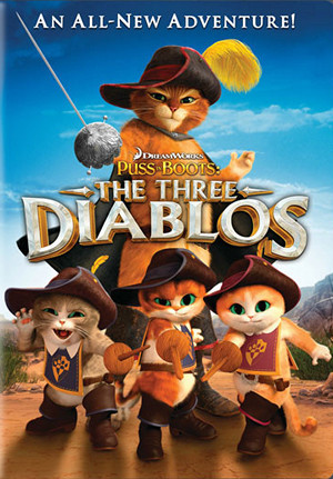دانلود انیمیشن Puss in Boots: The Three Diablos 2012 - سه بچه گربه چکمه پوش