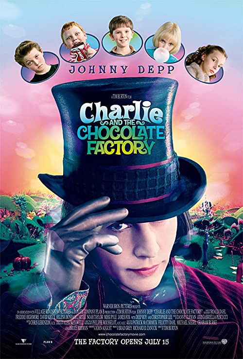 دانلود فیلم Charlie and the Chocolate Factory 2005 - چارلی و کارخانه شکلات سازی