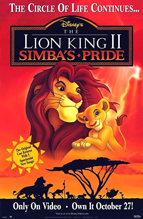 دانلود انیمیشن The Lion King 2: Simba's Pride 1998 با زیرنویس فارسی