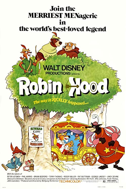 دانلود انیمیشن Robin Hood 1973 - رابین هود