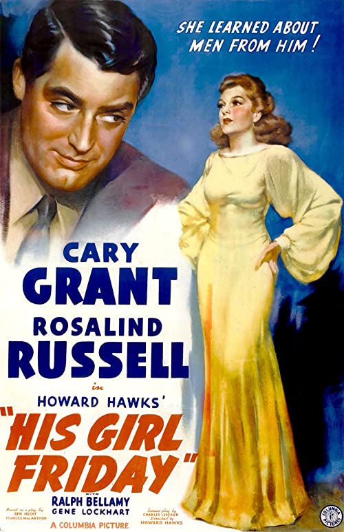 دانلود فیلم His Girl Friday 1940 - منشی همه‌کاره او