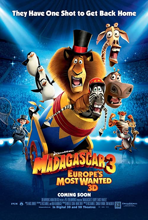 دانلود انیمیشن Madagascar 3: Europe's Most Wanted 2012 - ماداگاسکار ۳: تحت تعقیب‌ترین‌های اروپا