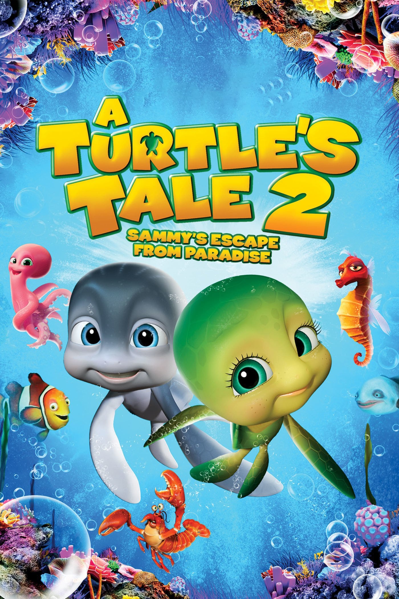 دانلود انیمیشن A Turtle's Tale 2: Sammy's Escape from Paradise 2012 - ماجراهای سامی 2: فرار از آکواریوم