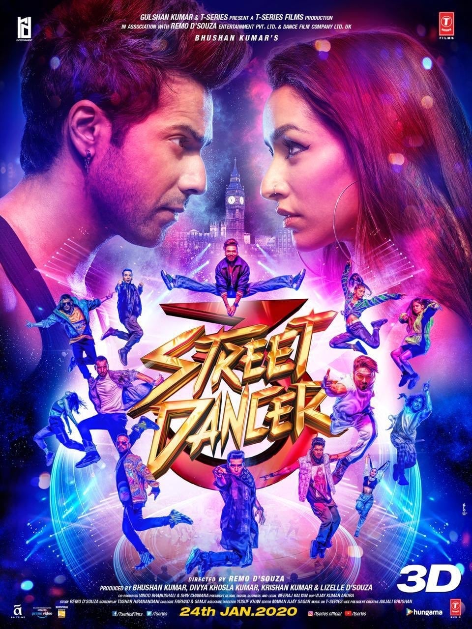 دانلود فیلم هندی Street Dancer 3D 2020 - رقاص خیابانی