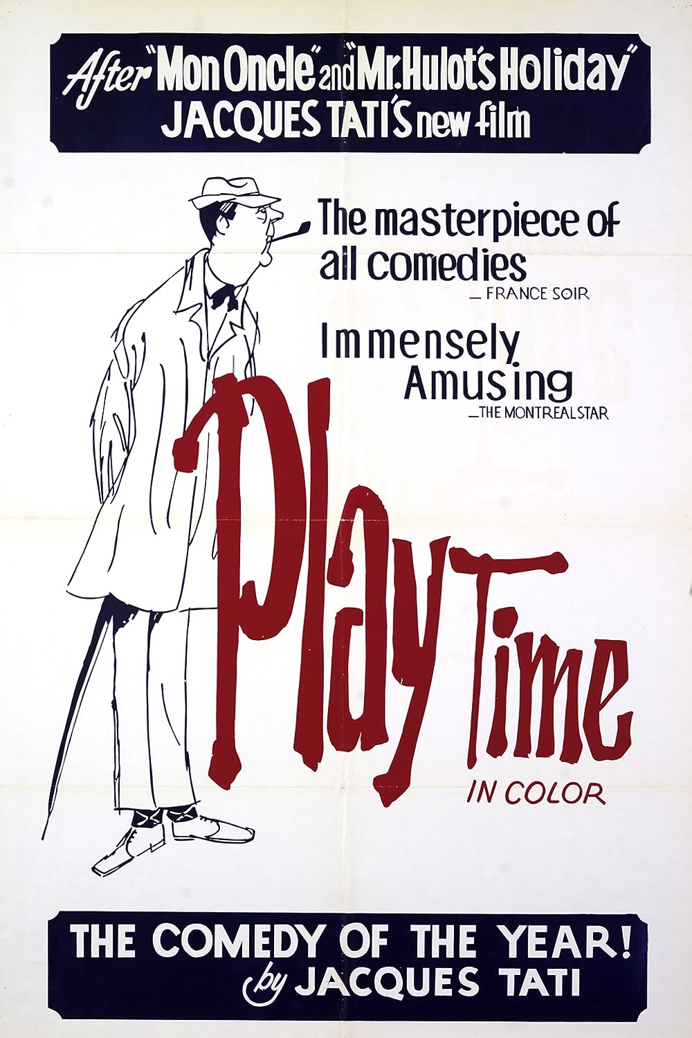 دانلود فیلم Playtime 1967 - زنگ تفریح