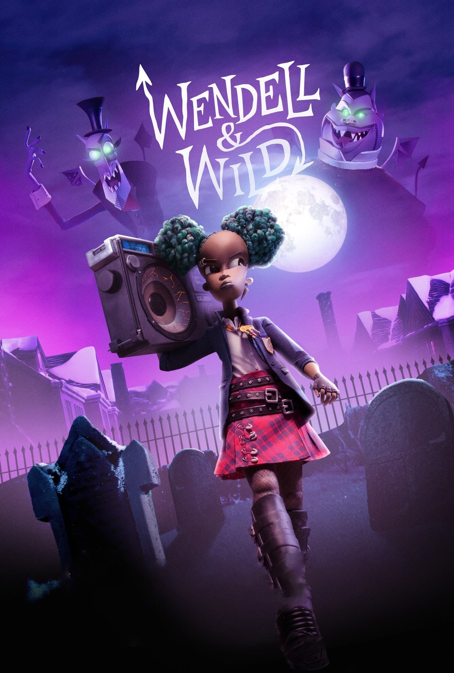 دانلود انیمیشن Wendell & Wild 2022 - وندل و وایلد